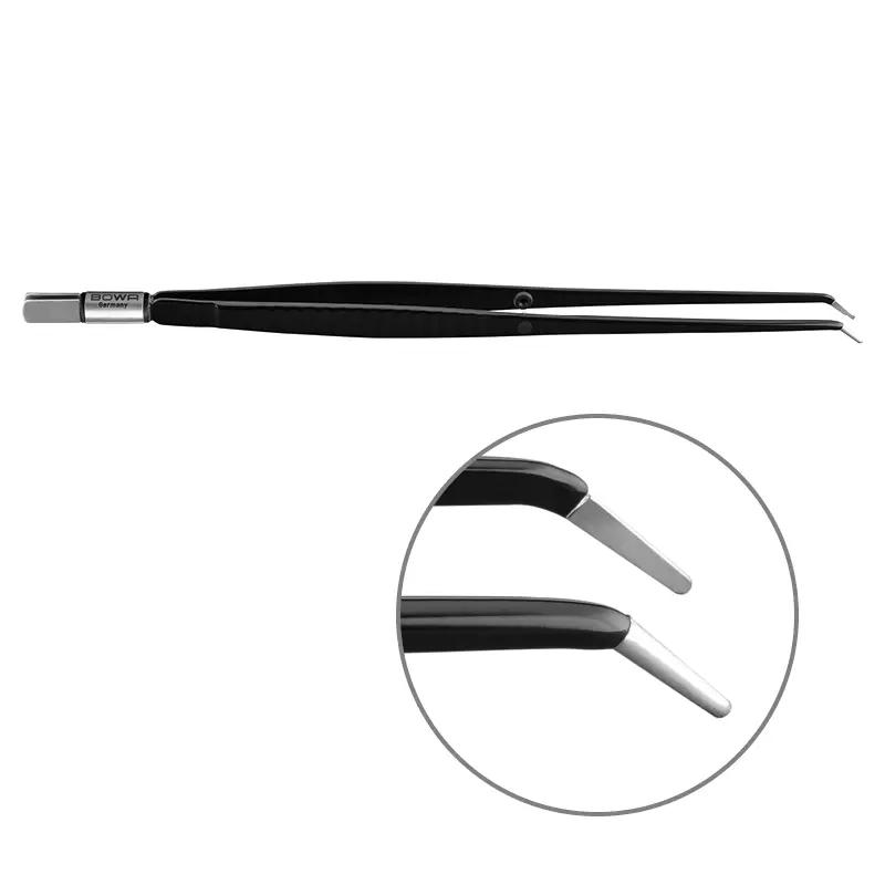 Біполярний пінцет, вигнутий, 220 мм, 8 мм x 1 мм. BOWA-electronic GmbH & Co. KG